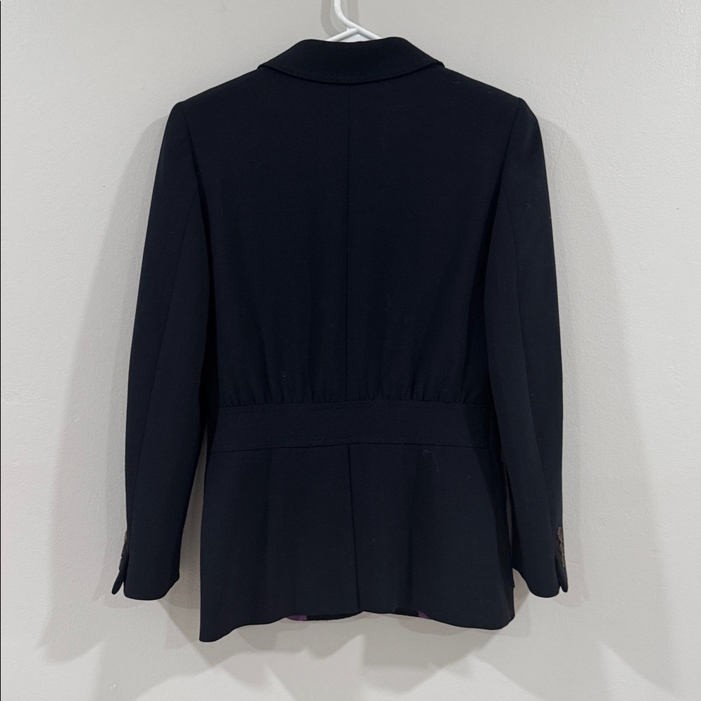 MaxMara Dark Navy wool Women's Blazer - Picture 3 of 7